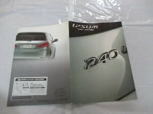 .27469 catalog Toyota # Ipsum IPSUM 240 #2001.5 issue *33 page 