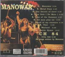 MANOWAR / CH 84 - Live in Switzerland 1984 STEN 91.007 EU盤 CD マノウォー 4枚同梱発送可能 _画像2