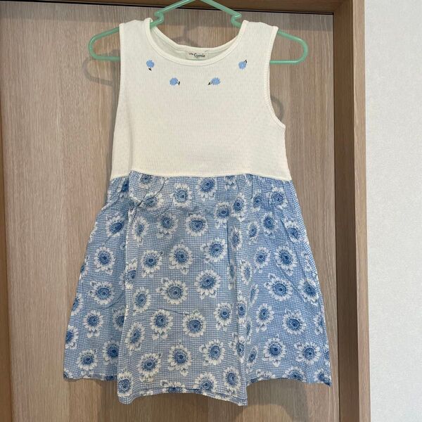子ども服 130cm ワンピース 女の子 お上品キュートなワンピース ビンテージ品 昭和レトロ