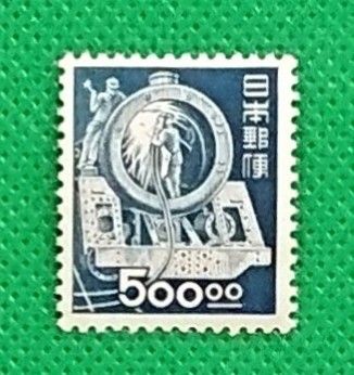 稀な最高品質極上美品！SL製造/昭和すかしなし/1952年/NH/シミシワ無/糊艶良/高額切手/カタログ価75,000円№4422