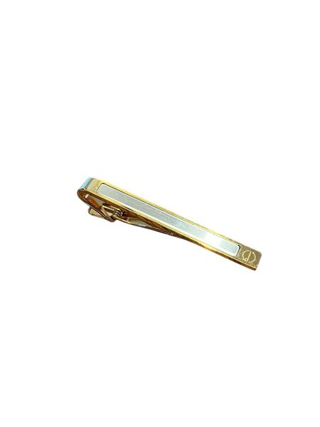 dunhill ダンヒル ネクタイピン dロゴ ゴールド コンビ ヴィンテージ