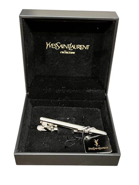 Yves saint Laurent ネクタイピン タイピン ヴィンテージ シルバー
