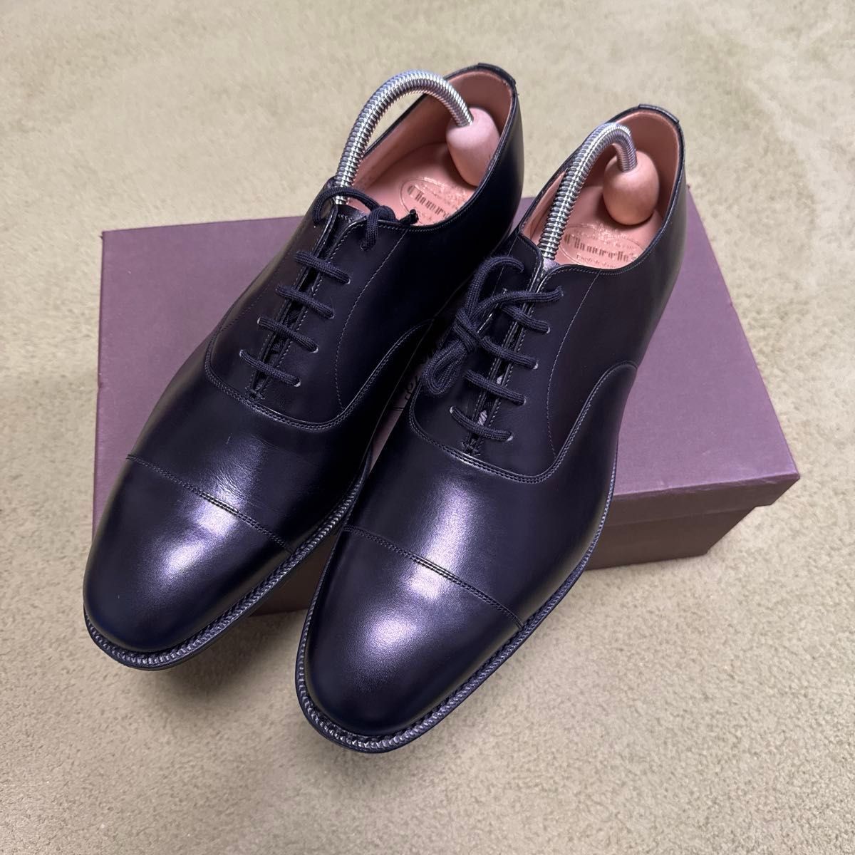 Church's チャーチ　黒 レザー ストレートチップ