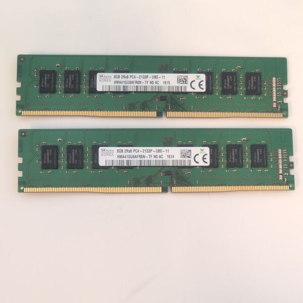 SK hynix PCメモリ DDR4 8GB×2枚セット PC4-2133P デスクトップ用