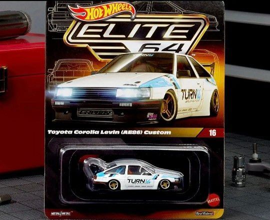 ホットウィール エリート64 トヨタ カローラ レビン(AE86)カスタム