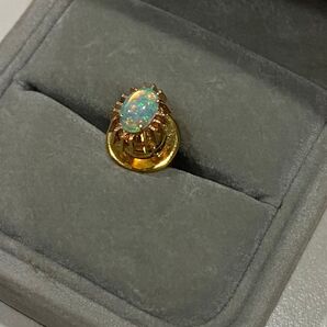 K18 オパール ピンバッジ