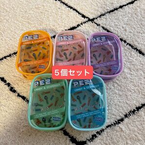 PEZ クリアポーチ 5個セット