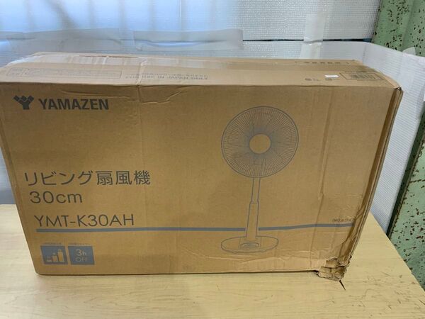新品未使用箱不良 山善 扇風機 メカ扇 リビング扇風機 30cm YMT-K30AH (W) 3段階風量切替 ホワイト