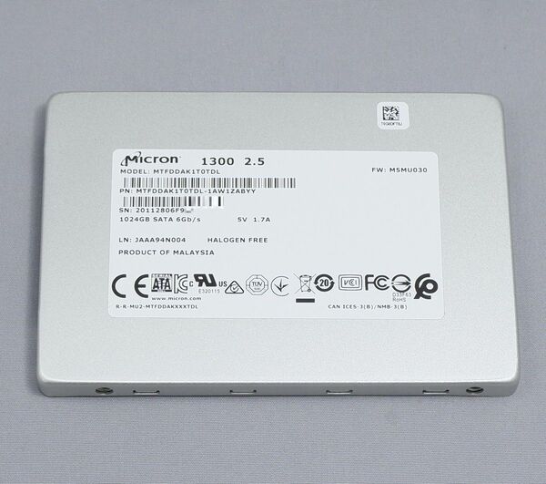 Micron 1300 1TB SSD 2.5インチ 7mm SATA6Gbps