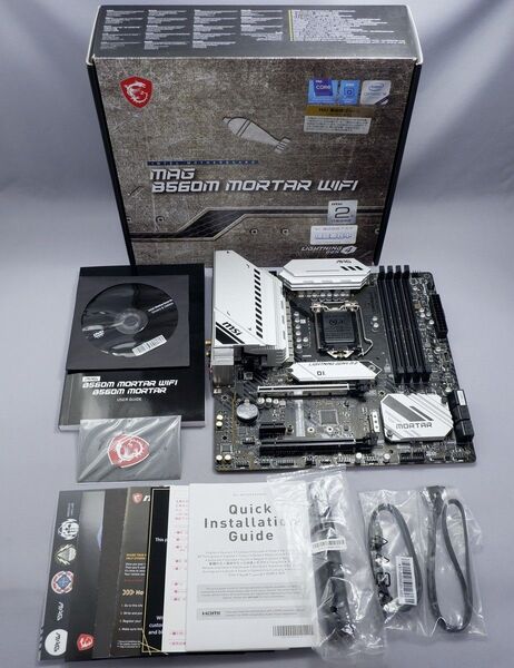 MSI MAG B560M MORTAR WIFI LGA1200対応 MicroATXマザーボード