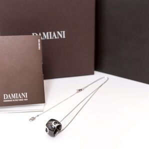 【極美品】ダミアーニ Dアイコン 1Pダイヤモンド ネックレス ホワイトゴールド