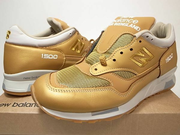 【送料無料 即決】日本未発売 NEW BALANCE UK製 M1500MET 29cm US11 新品 メタリックゴールド金 METALLIC GOLD MADE IN ENGLANDイギリス製