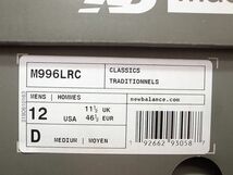 【送料無料 即決】NEW BALANCE USA製 M996LRC 30cm US12 新品 グリーンxホワイト緑x白ピッグスキンスエードxメッシュMADE IN USAアメリカ製_画像10