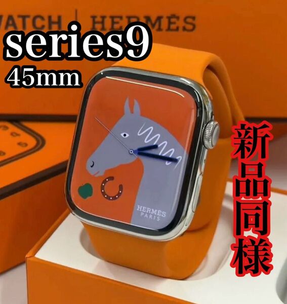極美品 Apple Watch HERMES series9 45mm