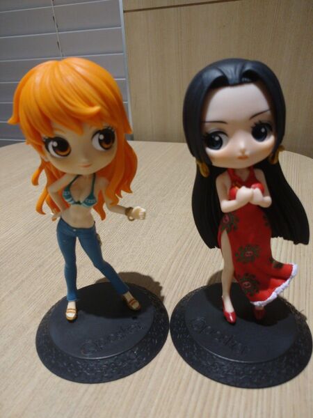 【開封品・ナミ武器欠品】ワンピース フィギュア Qposket ボア・ハンコック ナミ SPECIAL カラー全2種 posket