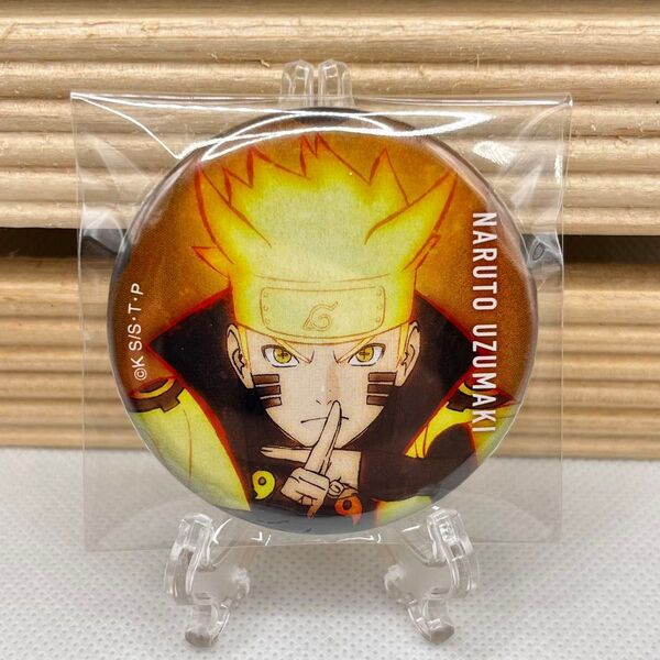 NARUTO ベースヤードトーキョー BGイラスト 缶バッジ うずまきナルト
