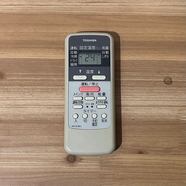 TOSHIBA エアコン用リモコン WH-D2B