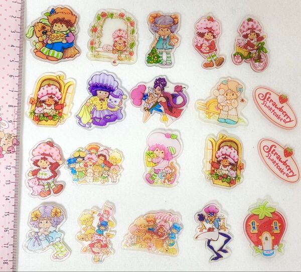 300円*アクリル20枚セット*ストロベリーショートケーキ*Strawberry Shortcake 80s