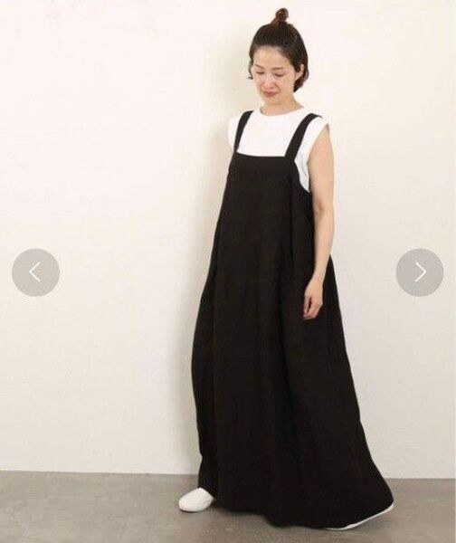 journal standard luxe リネンツイル ベアワンピース