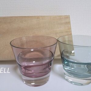 桐箱入 SGHR デュオ オールド ペア ギフト グラス スガハラ