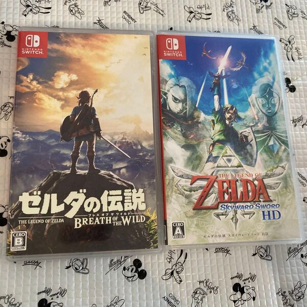 【Switch】 2点 ゼルダの伝説 ブレス オブ ザ ワイルド 、ゼルダの伝説 スカイウォードソード HD
