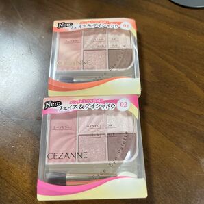 NEW フェイスアイパレット 2.85g (01 ピュアコーラル)&02セット 未開封