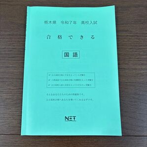 栃木県 令和7年 公立高校入試 国語 合格できる問題集