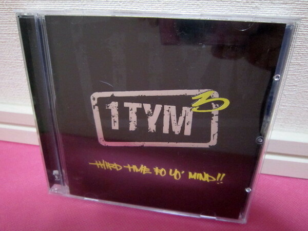 K-POP♪ 1TYM ワンタイム 3集「Time To Yo' Mind」韓国盤CD ディスク傷無し良好！廃盤品！TEDDY（テディ）