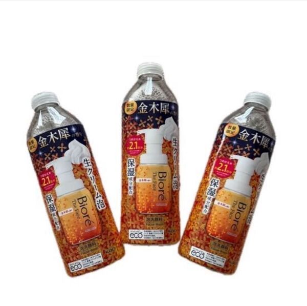 ビオレ ザフェイス 泡洗顔料 ディープモイスト 金木犀の香り (詰替用)340ml×3