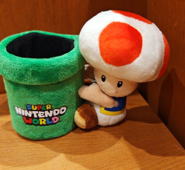 USJ スーパーニンテンドー ワールド マリオ キノピオ ペンスタンド