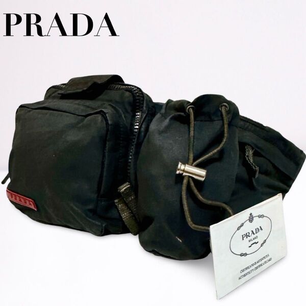 PRADA SPORT プラダスポーツ PRADA プラダ ウエストバッグ ウエストポーチ 赤タグ メンズ レディース 正規品