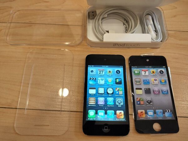 動作確認済み Apple iPod touch A1367 第4世代 MC544J/A 32GB ブラック 初期化済み