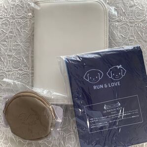 RUN & LOVE ノベルティグッズ 3点セット ポーチ・エコバッグ・小銭入れ