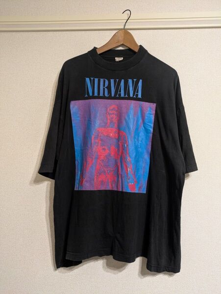 90s Nirvana sliver Tシャツ