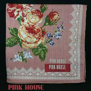 【未使用新品】　PINK HOUSE　ピンクハウス　大判　ハンカチ　85　8646