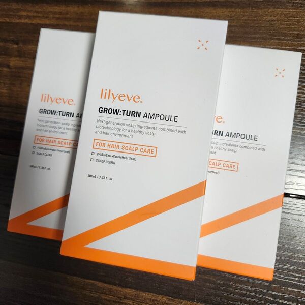 lilyeve GROW TURN リリーイブ グローターン 100ml スカルプケア 頭皮 育毛剤 抜け毛 3個セット
