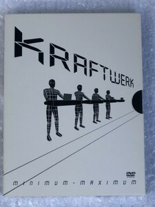 【 初回生産限定 】 DVD ミニマム マキシマム / 出演 KRAFTWERK クラフトワーク / ライブ DVD 2枚組 / 日本市場向 WPBR-90799