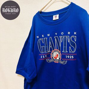 GUジーユーNFL GIANTSビックシルエット半袖TシャツSサイズアメリカンフットボールリーグ