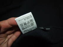 サイズ：M　美品　日本製　Q nine パーカー 長袖 ジップアップ 　パーカー　持ち手シルバー925　ブラック　_画像5