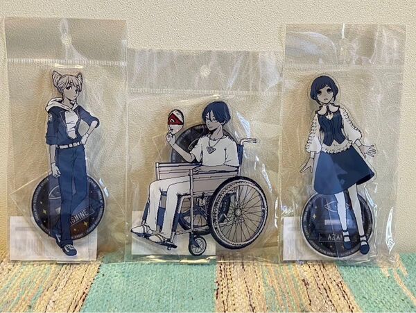 都市伝説解体センター POP UP SHOP アクリルスタンド 3種セット 福来あざみ 廻屋渉 ジャスミン 止木休美 新品未開封