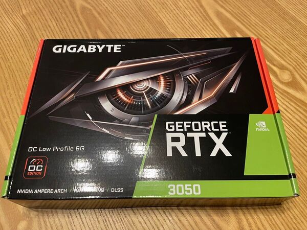 美品 箱付 動作確認済 GIGABYTE GeForce RTX 3050 OC Low Profile 6G 補助電源不要