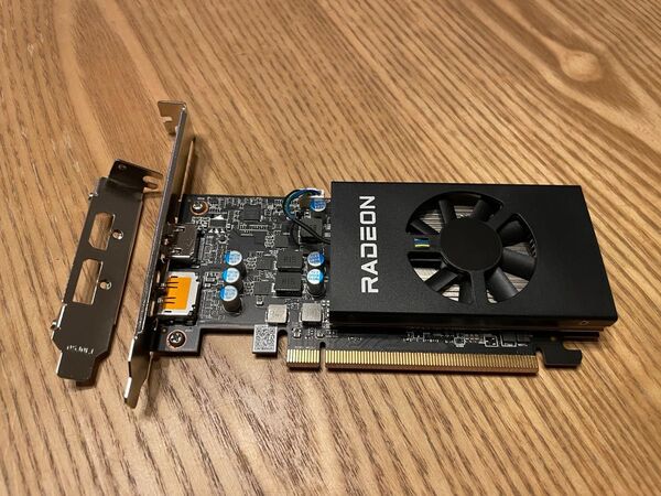 動作確認済 AMD Radeon RX6400 グラフィックボード ロープロファイル対応 1スロット 補助電源無