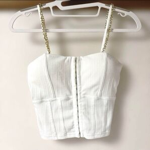 LIP SERVICE リップサービス フロントホックコルセットベアキャミ カップイン