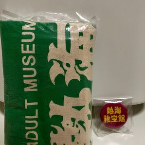 熱海秘宝館 トートバック 缶バッジ