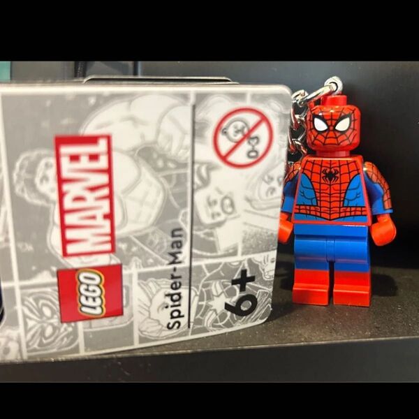 レゴ Lego キーホルダー キーチェン スパイダーマン マーベル ミニフィグ レゴ