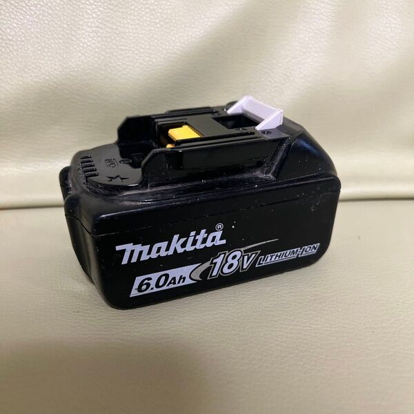 マキタ 純正品 18v 6.0Ah バッテリー BL1860B 充電回数19回 makita リチウムイオン電池