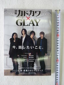 【HAPPY SWING】GLAY 別冊カドカワ×GLAY　2012 大阪 長居 スタジアムライブ Perfect BOOK雑誌 写真集