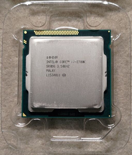 【ジャンク、動作確認済】Intel Core i7-2700K LGA1155 CPUのみ