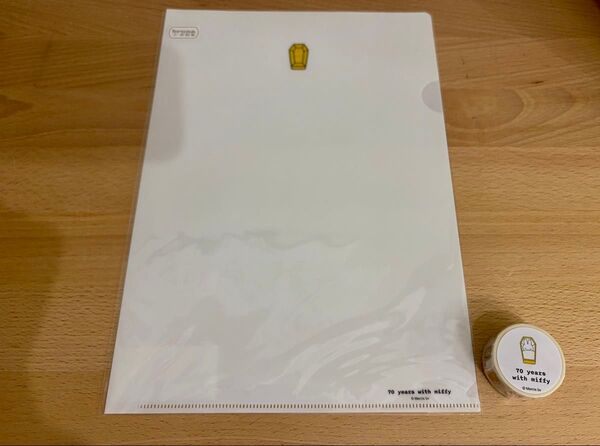 ミッフィー展70周年記念 A4クリアファイル+マスキングテープ 新品 おばあちゃん 棺桶