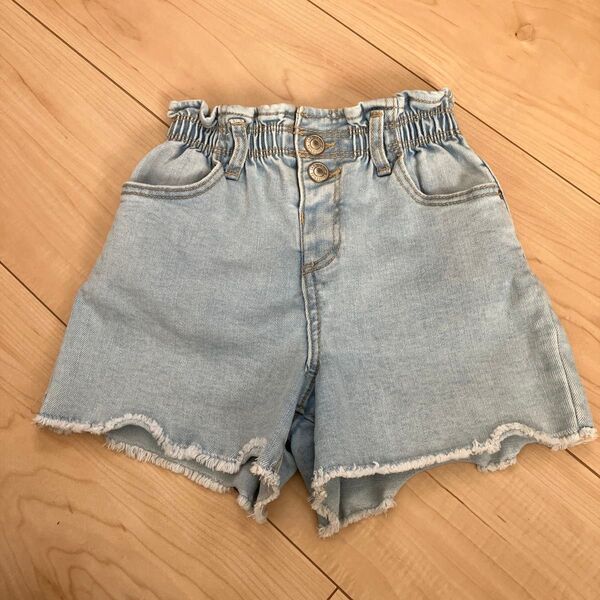 ZARA デニムストレッチショートパンツ 110cm キッズ 子供服